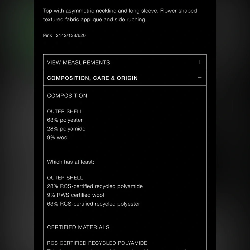 Zara raised floral knit top, pastel pink, 2025 - Picture 8 of 10